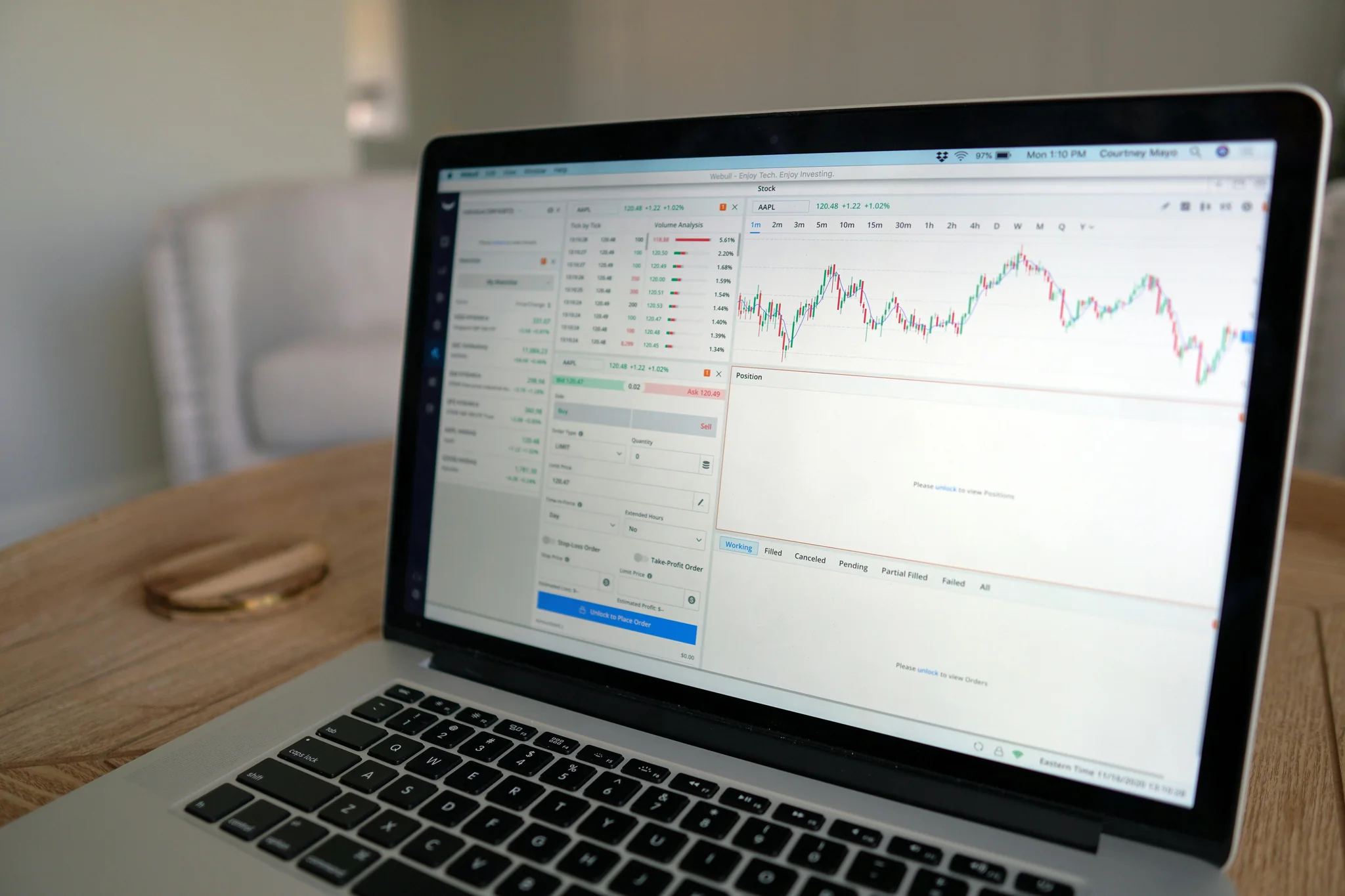 Marketing analytics dashboard